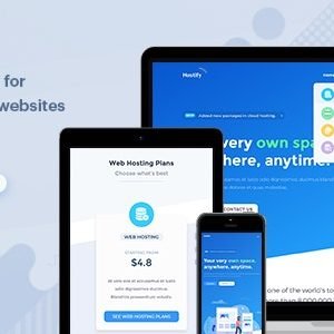 HOSTIFY - HOSTING HTML & WHMCS TEMPLATEPreview. large preview