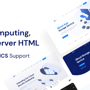 Qloud Cloud Computing Apps & Server HTML WHMCS Vue & Angular Template