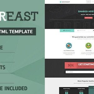 ServerEast Web Hosting HTML Template